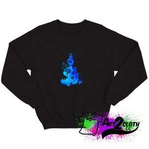 Blue Buddha Silhouette Sweatshirt