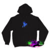 Blue Flowers Pegasus Unicorn Hoodie