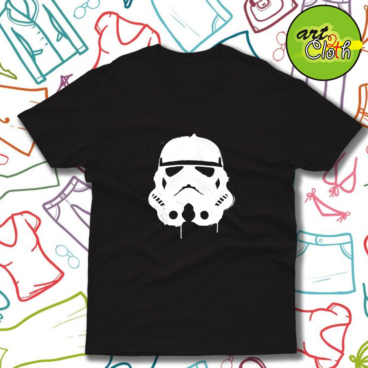 Brush Stroketrooper Funny T Shirt