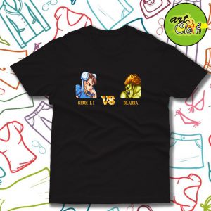 CHUN LI VS BLANKA FIGHT Funny T Shirt