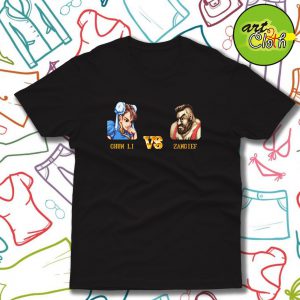 CHUN LI VS ZANGIEF FIGHT Funny T Shirt