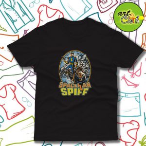 Calvin The Spiffy Spaceman Funny T Shirt