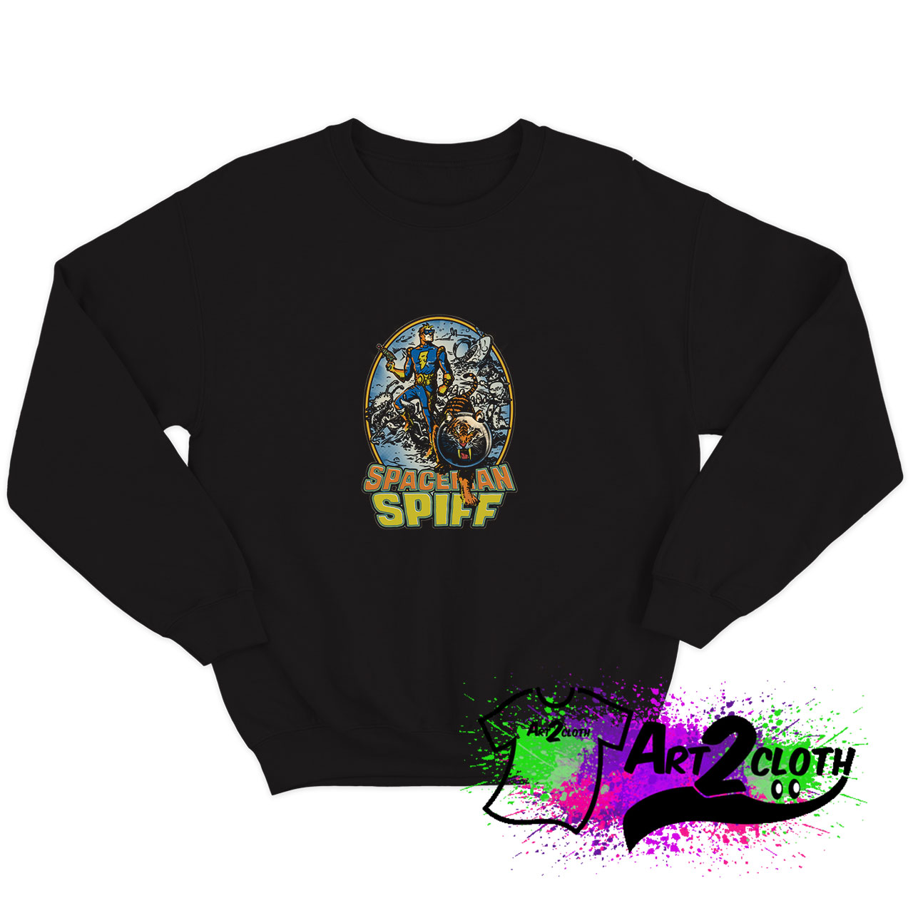 Calvin The Spiffy Spaceman Sweatshirt