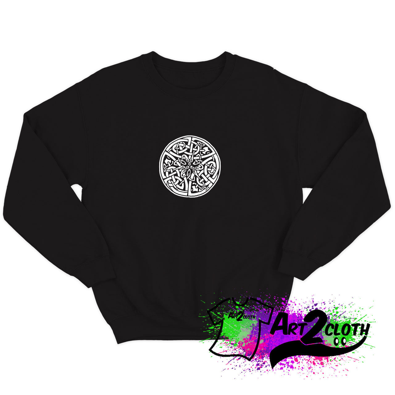 Celtic Art Snake Pattern Book of Kells Sweatshirt
