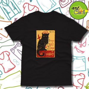 Chat Zombi Funny T Shirt