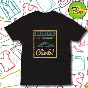 Climb Funny T Shirt