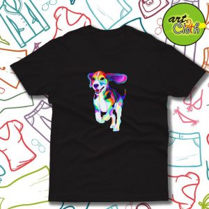Colorful Beagle Funny T Shirt