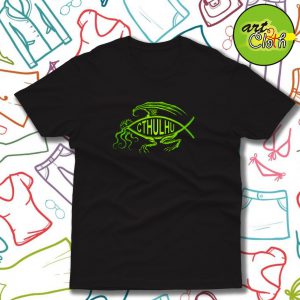 Cthulhu Fish Azhmodai 2020 Funny T Shirt