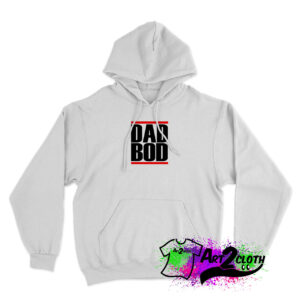 Dad Bod Run DMC Inspired White Hoodie