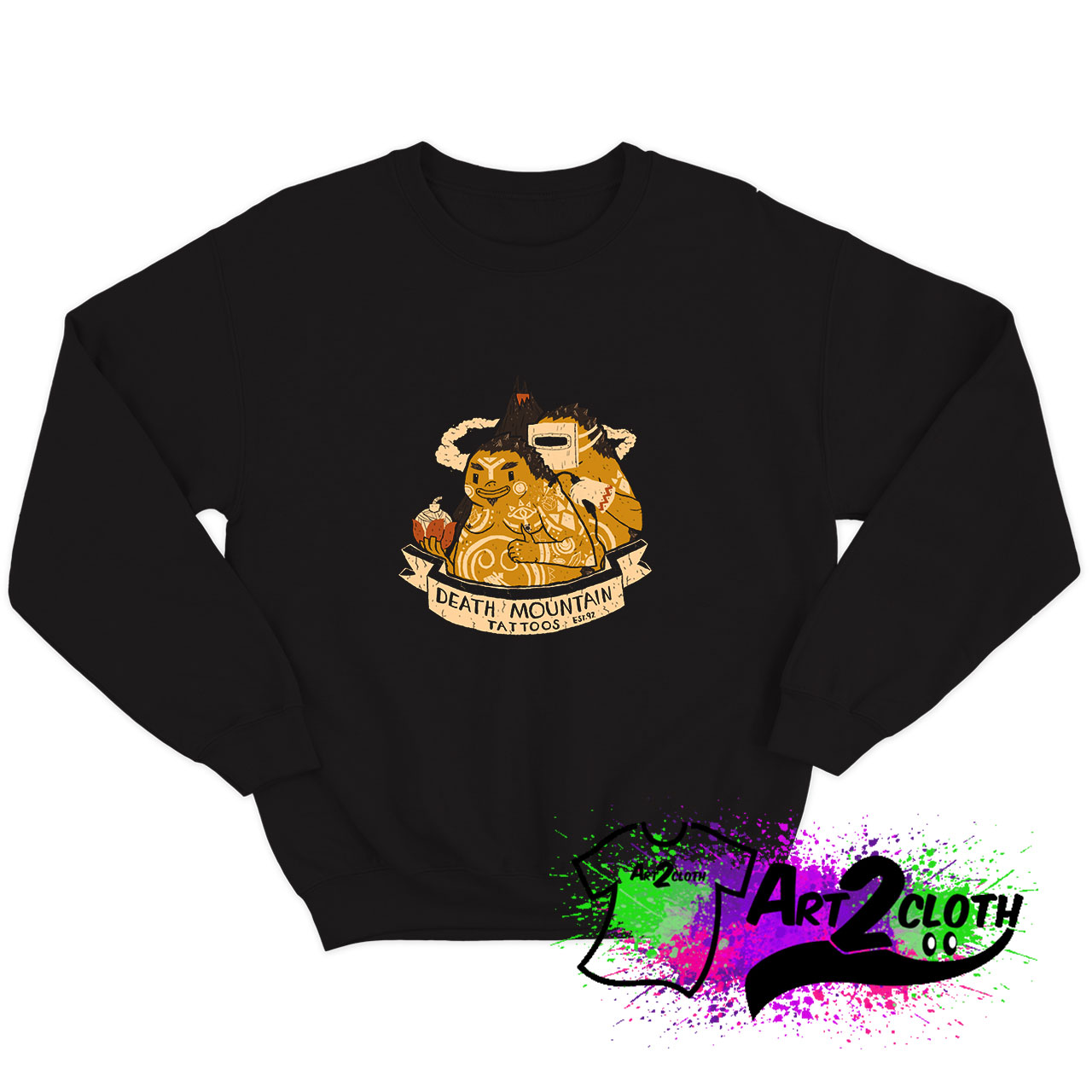 Death Mountain Tattoos Sweatshirt