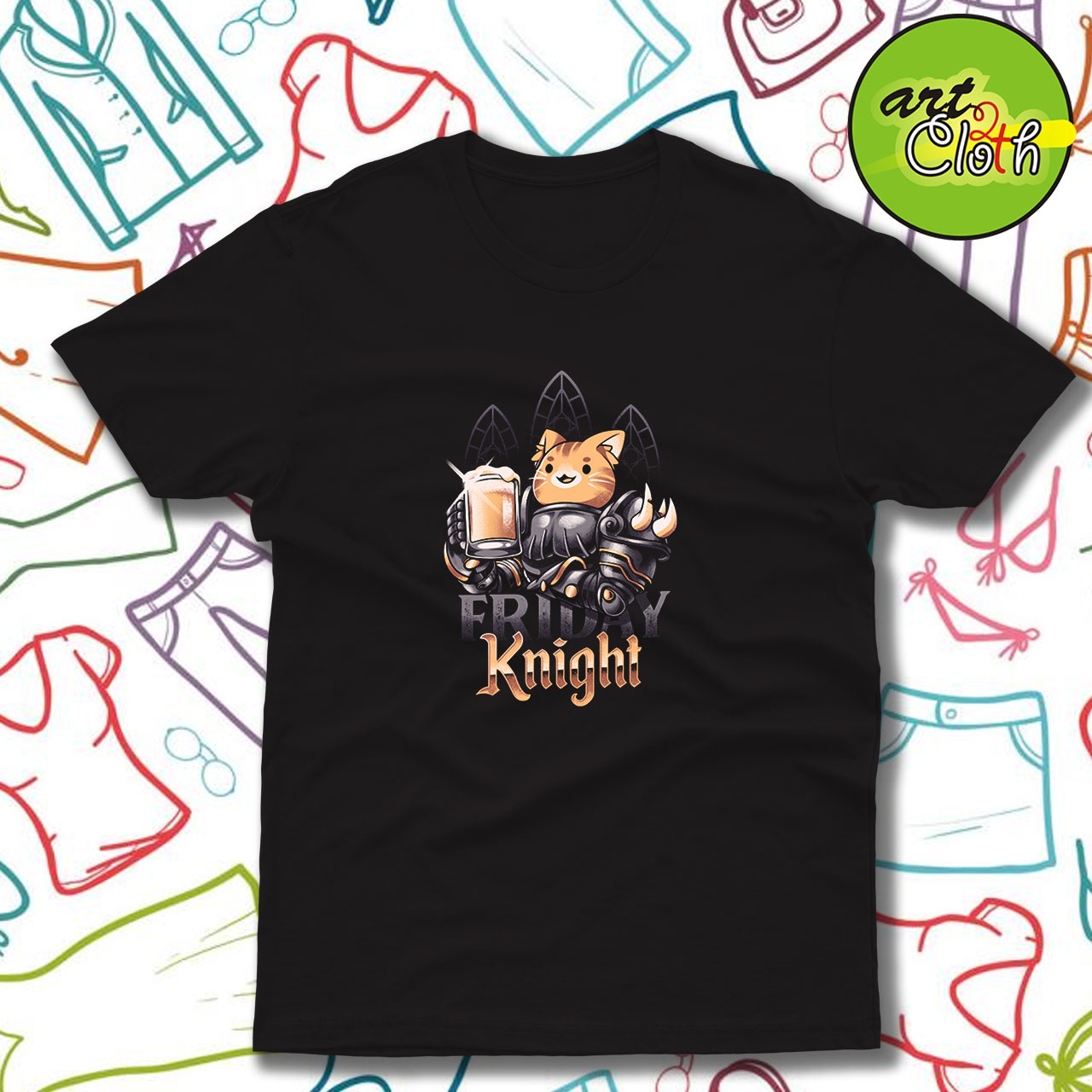 Friday Knight Funny T Shirt