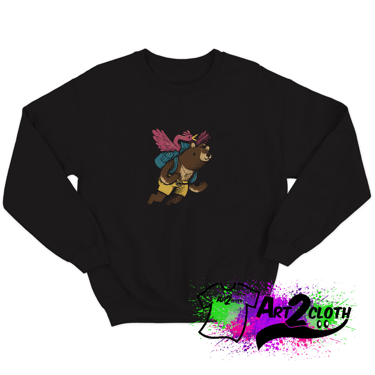 flight of the honey bear Sweatshirt