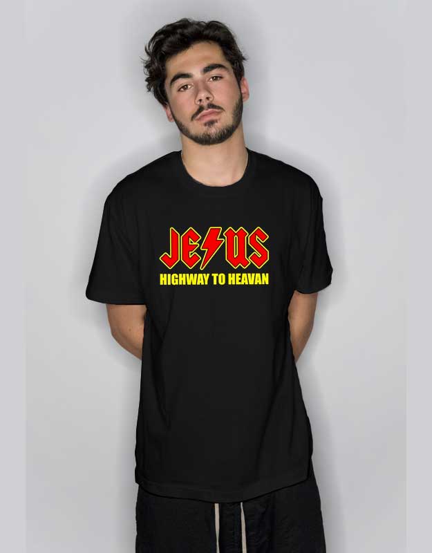 Get Jesus Highway To Heaven T Shirt - Custom T-Shirts Design