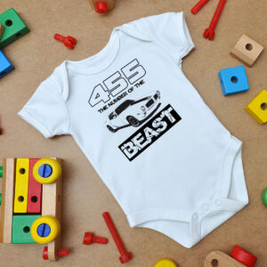 455 The Number Of The Beast Baby Onesie
