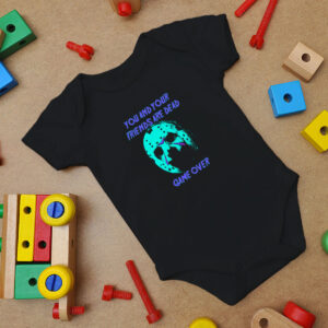 8 Bit Slasher 3 Baby Onesie