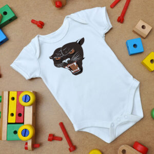 A Rowdy Panther Baby Onesie