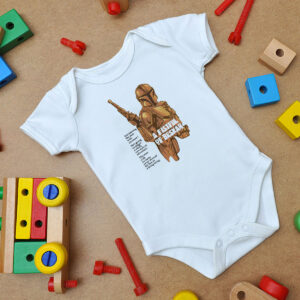 A Fistful Of Beskar Baby Onesie