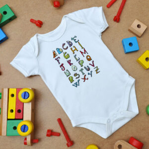 Abcsaurus Baby Onesie