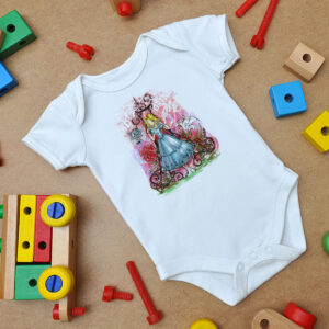 Alice In Wonderland Baby Onesie