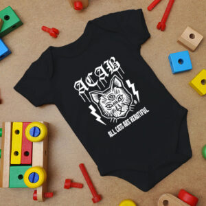 Acab All Cats Are Beautiful Baby Onesie