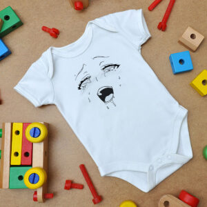Ahegao Iii Baby Onesie