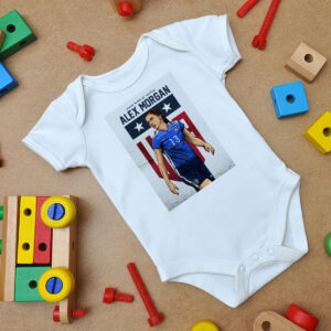 Alex Morgan Art Baby Onesie