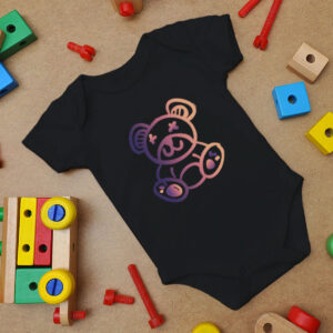 Animal Colorful Teddy Bear Cute Baby Onesie