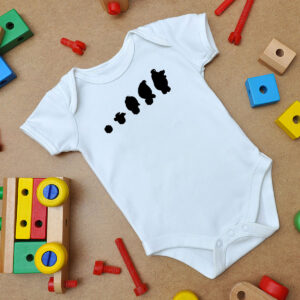 Assistant Evolution Black Baby Onesie