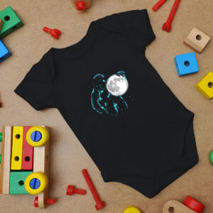 Astronaut Moon Baby Onesie