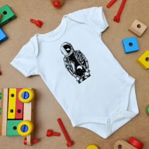 Astropunk Xx Baby Onesie