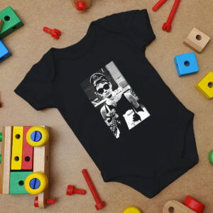 Audrey Hepburn Sunglasses Breakfast At Tiffany Baby Onesie