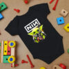 Baby Yoda Hug Nine Inch Nails Guitar Baby Onesie