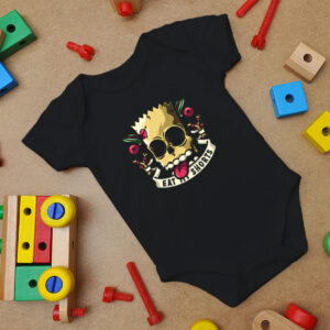 Bad To The Bone Baby Onesie