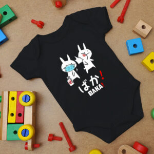 Baka Rabbit Slap Mask Covid 19 Baby Onesie