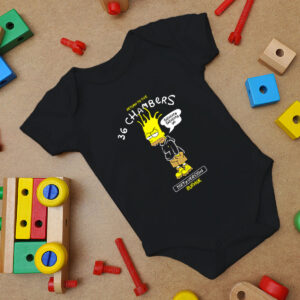 Bart Simpson 36 Chambers Vintage Baby Onesie