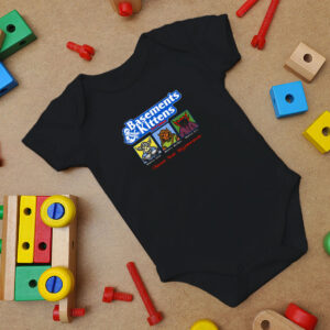 Basements & Kittens Baby Onesie