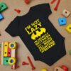 Batman Im Not Lazy Baby Onesie