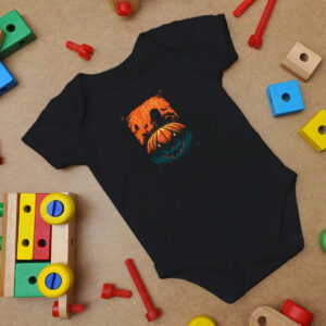 Be Afraid Pumpkins Baby Onesie