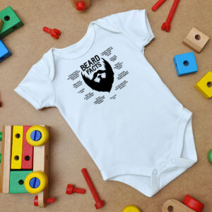 Beard Facts Baby Onesie