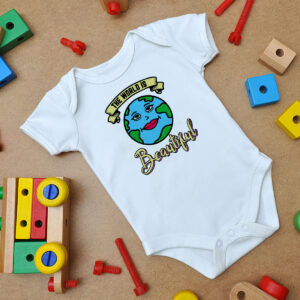 Beautiful World Baby Onesie