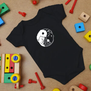 Beavis And Butt Head Yin Yang Baby Onesie