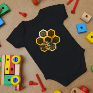 Bee Queens Jewels Baby Onesie