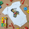 Betty Boop Biker Cartoon Baby Onesie