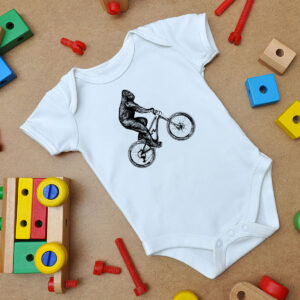 Bigfoot Mountain Bike Baby Onesie