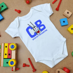 Bikini Bottom Hardcore White Baby Onesie