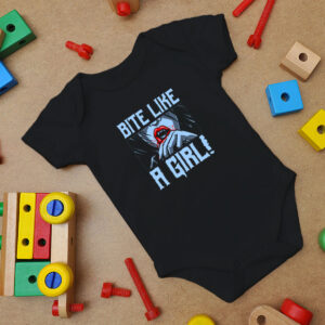 Bite Like A Girl! Baby Onesie