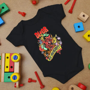 Bleached Goods Devilish Grin Baby Onesie