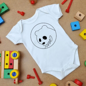 Blood Bear Baby Onesie
