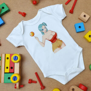 Blue Ball Bulma Baby Onesie