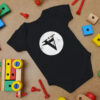 Blvck Pl Baby Onesie